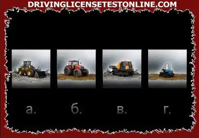 Which of the following tractors is allowed to drive on roads open to the public