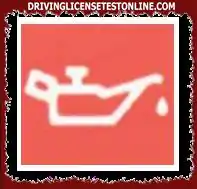 Đèn báo điều khiển màu đỏ trên bảng điều khiển cảnh báo bạn về điều gì , nếu nó bật lên khi đang lái xe , như trong hình ?
