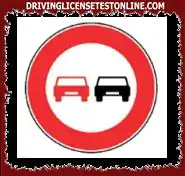 Which motor vehicles are allowed to overtake on the road marked with this traffic sign ?