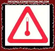 Cuando el conductor de un vehículo que transporta mercancías peligrosas utilizará este signo ?