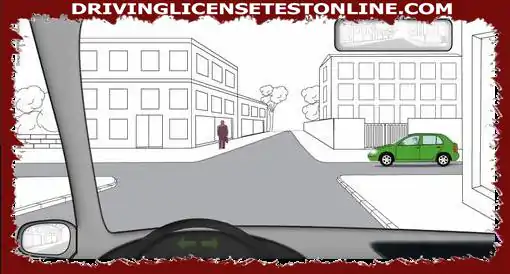 You are the driver of a vehicle . Passing the intersection shown in the picture: