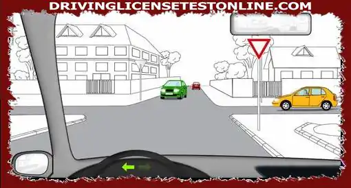 You are the driver of a vehicle . At the intersection shown: