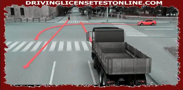 ¿En qué orden deben pasar los vehículos de campo traviesa en caso de movimiento en la dirección de la flecha ??