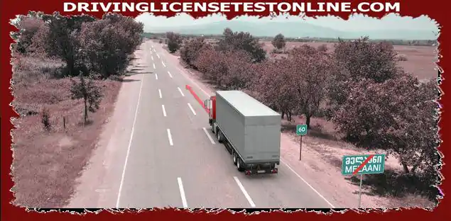 Will the driver of a CE category truck violate the traffic rules , if he continues to drive at a speed of 70 km / h on this section of the road ?