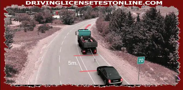 In the given situation , how many traffic rules are violated by the driver of a towing vehicle moving in the direction of the arrow , if he is moving at a speed of 60 km / h ?