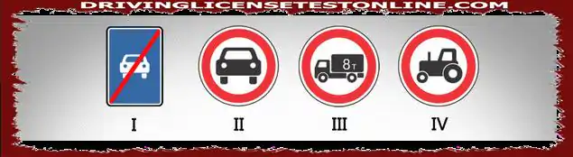 Кой от следните пътни знаци забранява движението на всички видове механични превозни средства ?