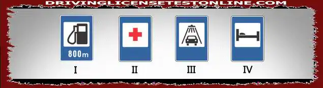 Which of the following road signs provides information about a first aid station ?